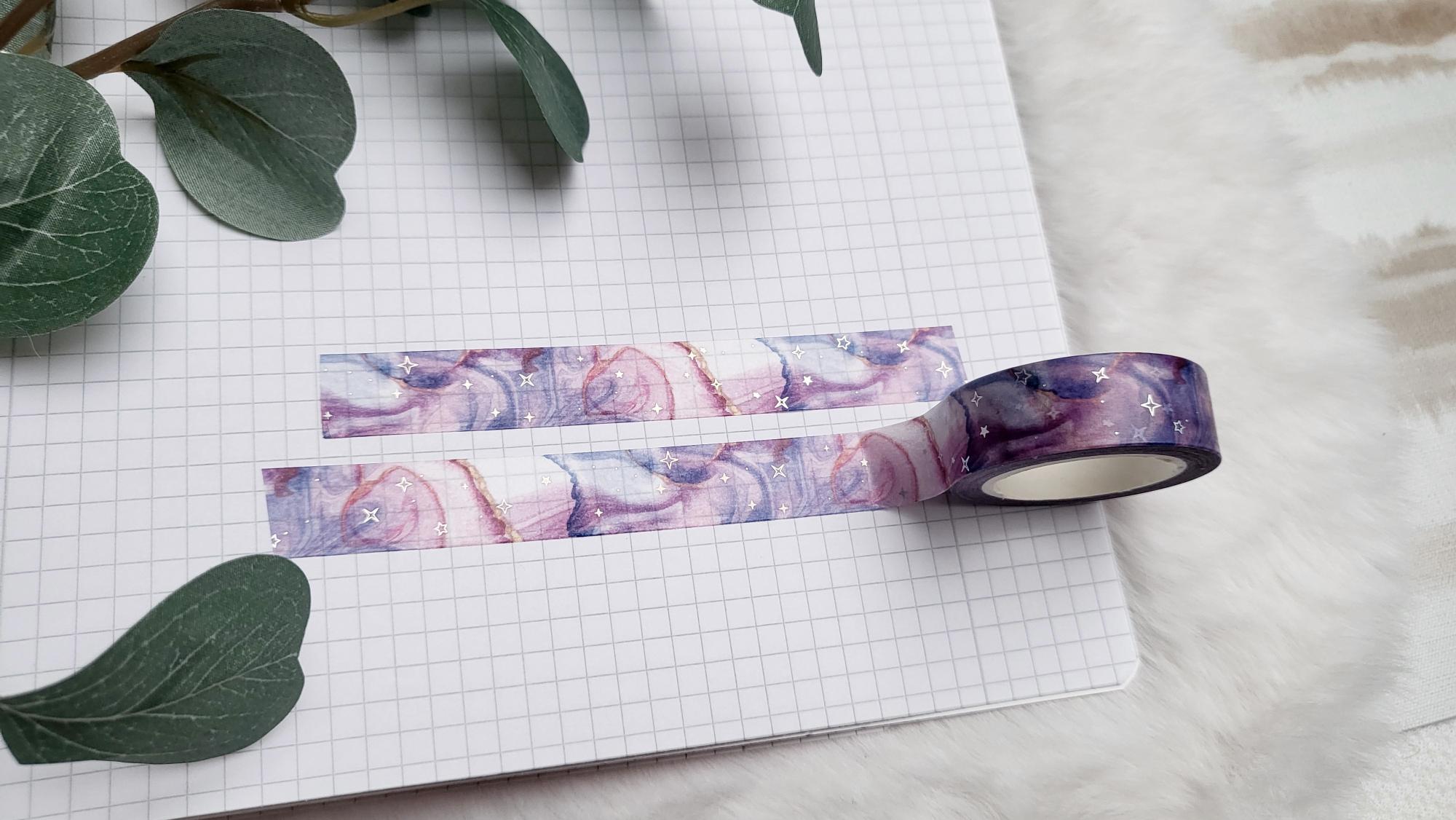 Washi Tape Lila Marmor
